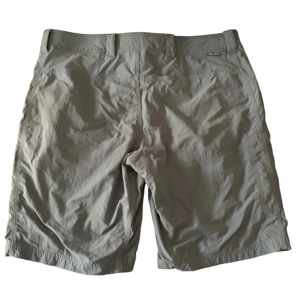 REI Mens Nylon Belted Gray Hiking Outdoor Shorts Sz 40